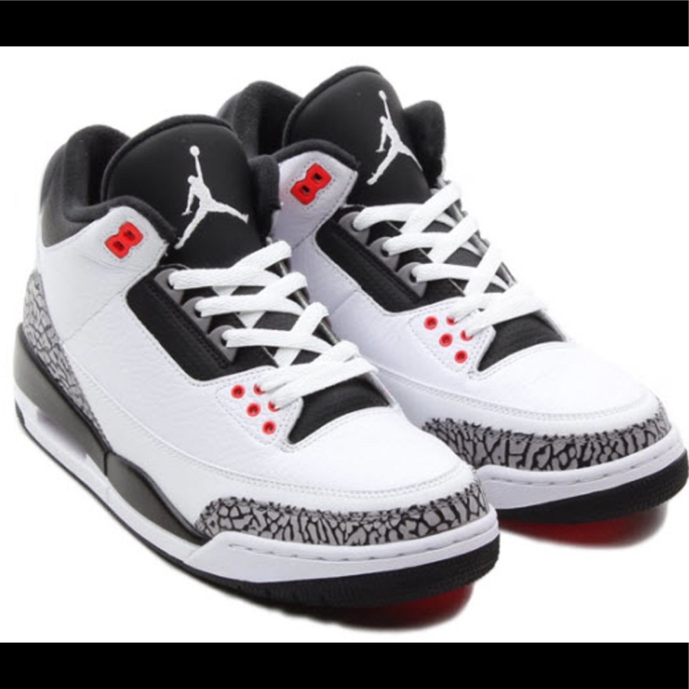 Retro Air Jordan 3 White/Cement/Infrared